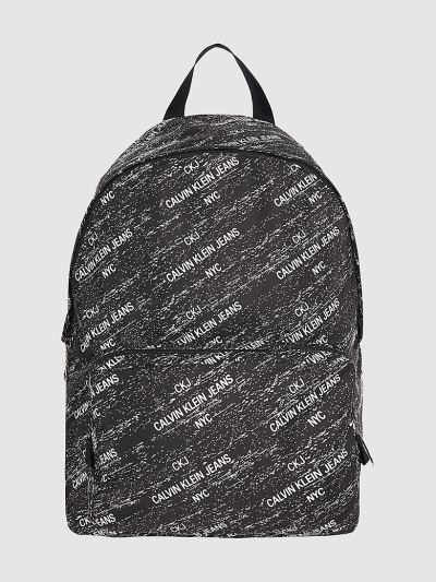 Calvin Klein Táskák & Kiegészítők HU435261 | Calvin Klein Recycled Nylon Round Férfi Hátizsák Fekete